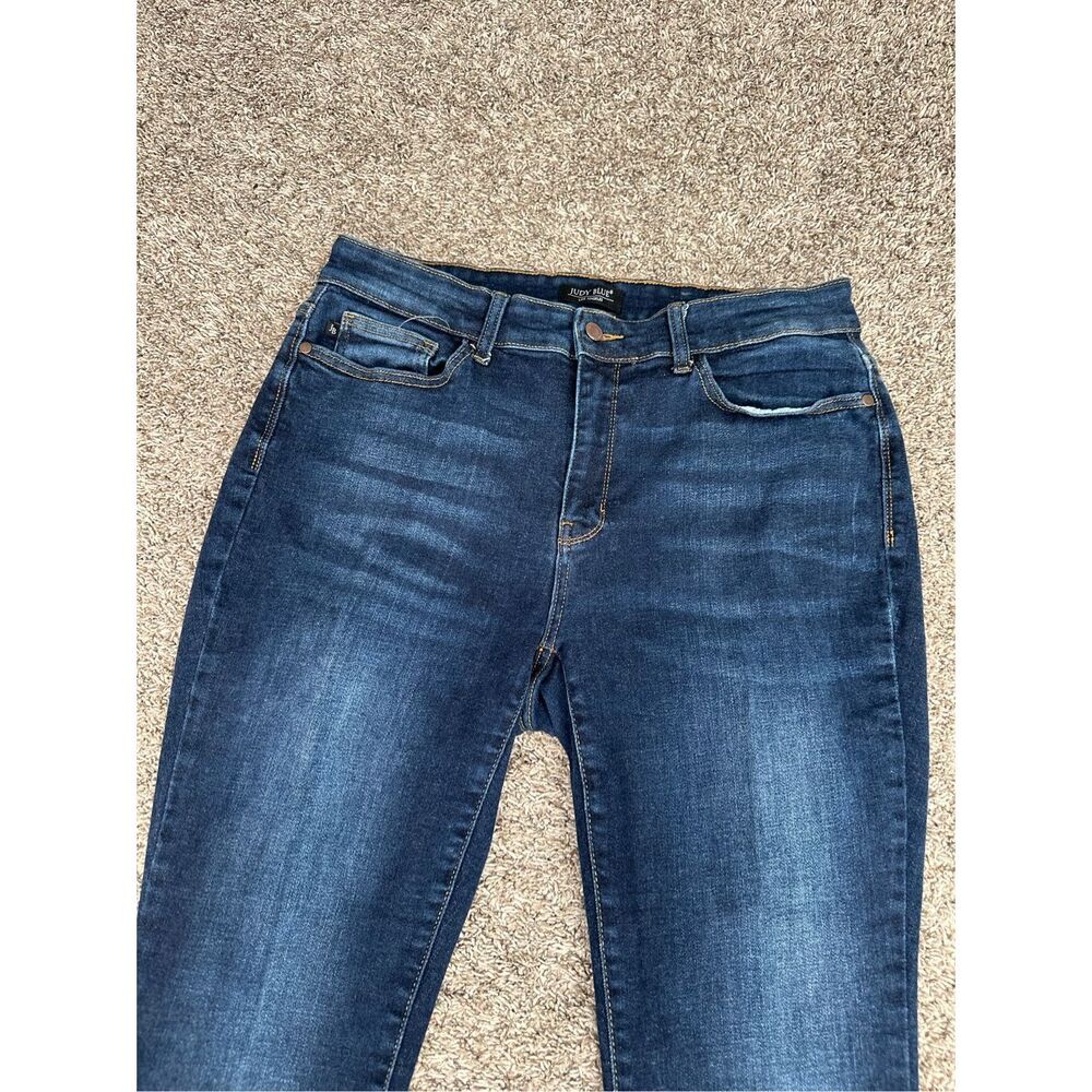 Judy Blue Tummy Control High Waist Skinny fit Jeans Plus Size 14W Dark Wash Blue - Picture 11 of 11